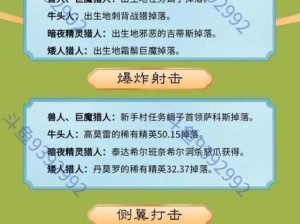 魔兽大冒险异闻录攻略：探索未知领域，揭秘神秘玩法指南