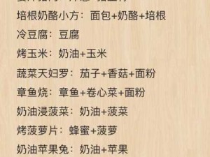 食之契约耀之州昆仑宫三星菜品攻略大全：推荐与通关策略