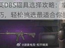 和平精英DBS瞄具选择攻略：掌握精准瞄准技巧，轻松挑选最适合你的瞄具