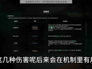 深度解析生死2：AKM最佳配件搭配全攻略