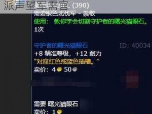 影踪派崇拜奖励——神秘的影踪派声望军需官