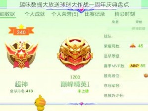 趣味数据大放送球球大作战一周年庆典盘点