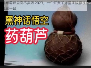 葫芦视频葫芦里面不卖药 2023，一个汇聚了海量正版影视资源的在线视频平台