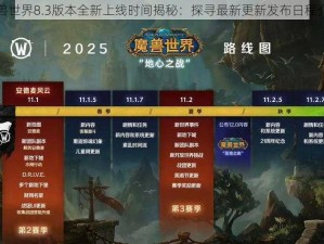 魔兽世界8.3版本全新上线时间揭秘：探寻最新更新发布日程介绍