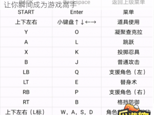 《火影忍者：究极风暴 3》键盘操作设置指南，让你瞬间成为游戏高手