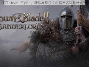 《在 steam 平台上，骑马与砍杀 2 的官方名称是什么？》