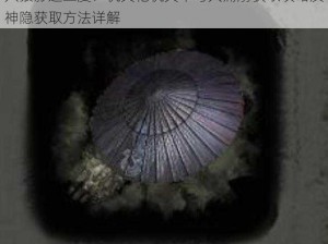 只狼影逝二度：机关枪机关伞与大蒲扇获取攻略及神隐获取方法详解