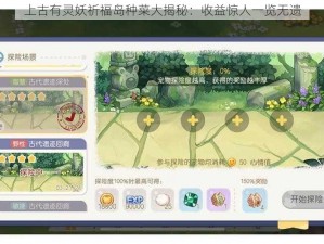 上古有灵妖祈福岛种菜大揭秘：收益惊人一览无遗