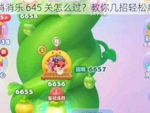 开心消消乐 645 关怎么过？教你几招轻松拿三星