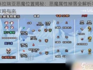 泰拉瑞亚恶魔位置揭秘：恶魔属性掉落全解析与攻略指南