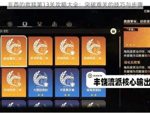 非酋的救赎第13关攻略大全：突破难关的技巧与步骤