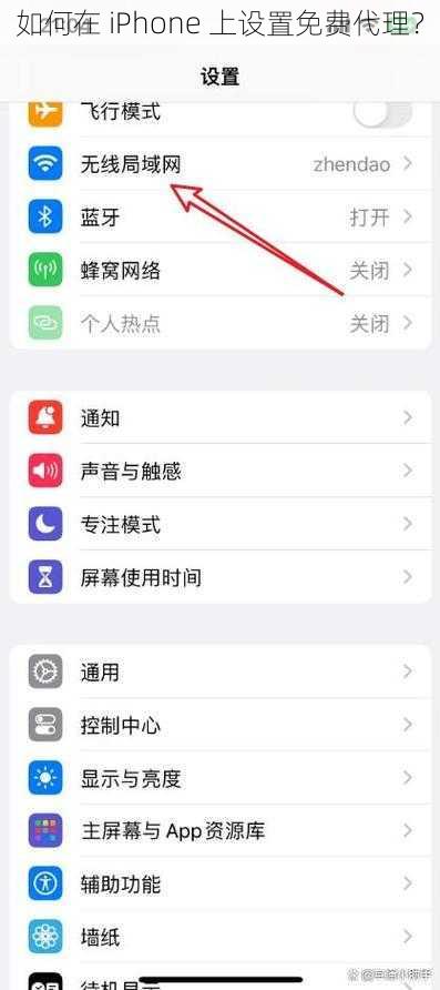 如何在 iPhone 上设置免费代理？