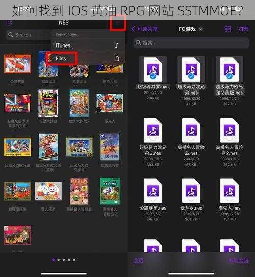 如何找到 IOS 黄油 RPG 网站 SSTMMOE？