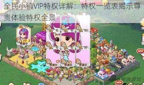 全民小镇VIP特权详解：特权一览表揭示尊贵体验特权全景