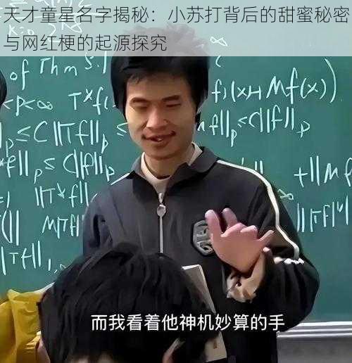 天才童星名字揭秘：小苏打背后的甜蜜秘密与网红梗的起源探究