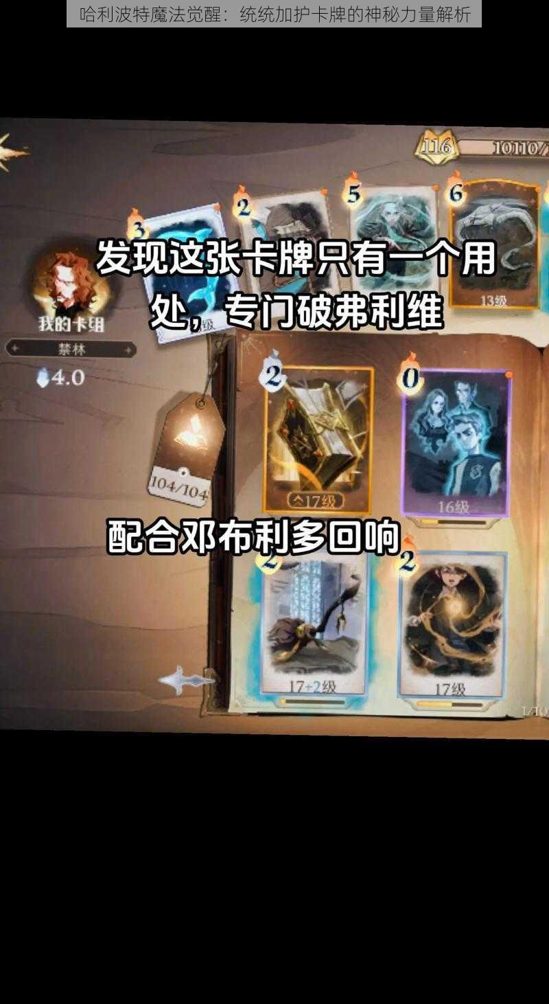 哈利波特魔法觉醒：统统加护卡牌的神秘力量解析