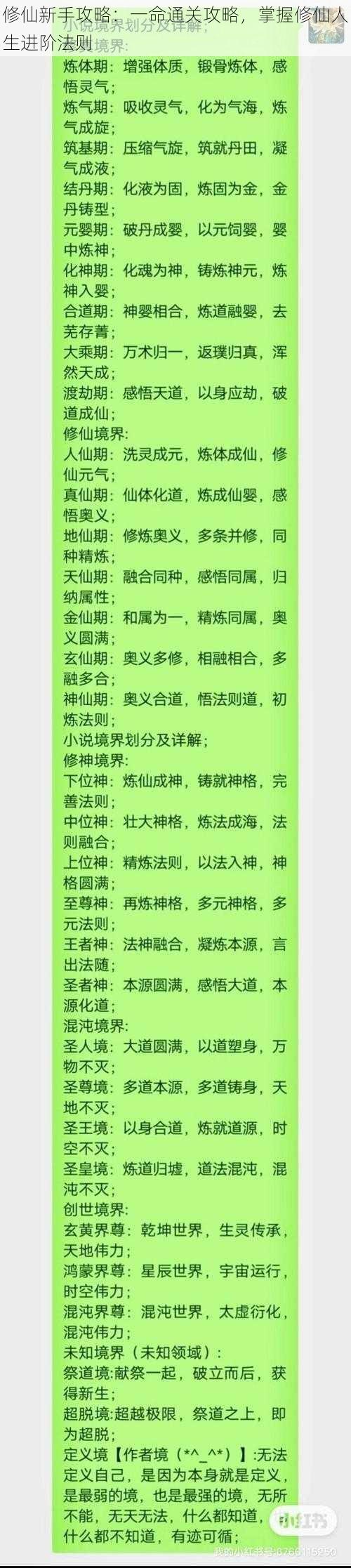 修仙新手攻略：一命通关攻略，掌握修仙人生进阶法则