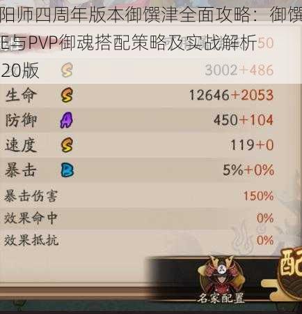 阴阳师四周年版本御馔津全面攻略：御馔津PVE与PVP御魂搭配策略及实战解析 2020版