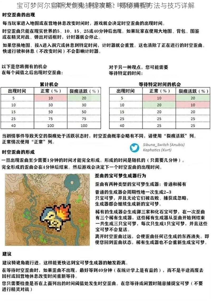 宝可梦阿尔宙斯大剑鬼捕捉攻略：揭秘捕捉方法与技巧详解