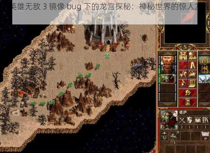 《英雄无敌 3 镜像 bug 下的龙宫探秘：神秘世界的惊人发现》