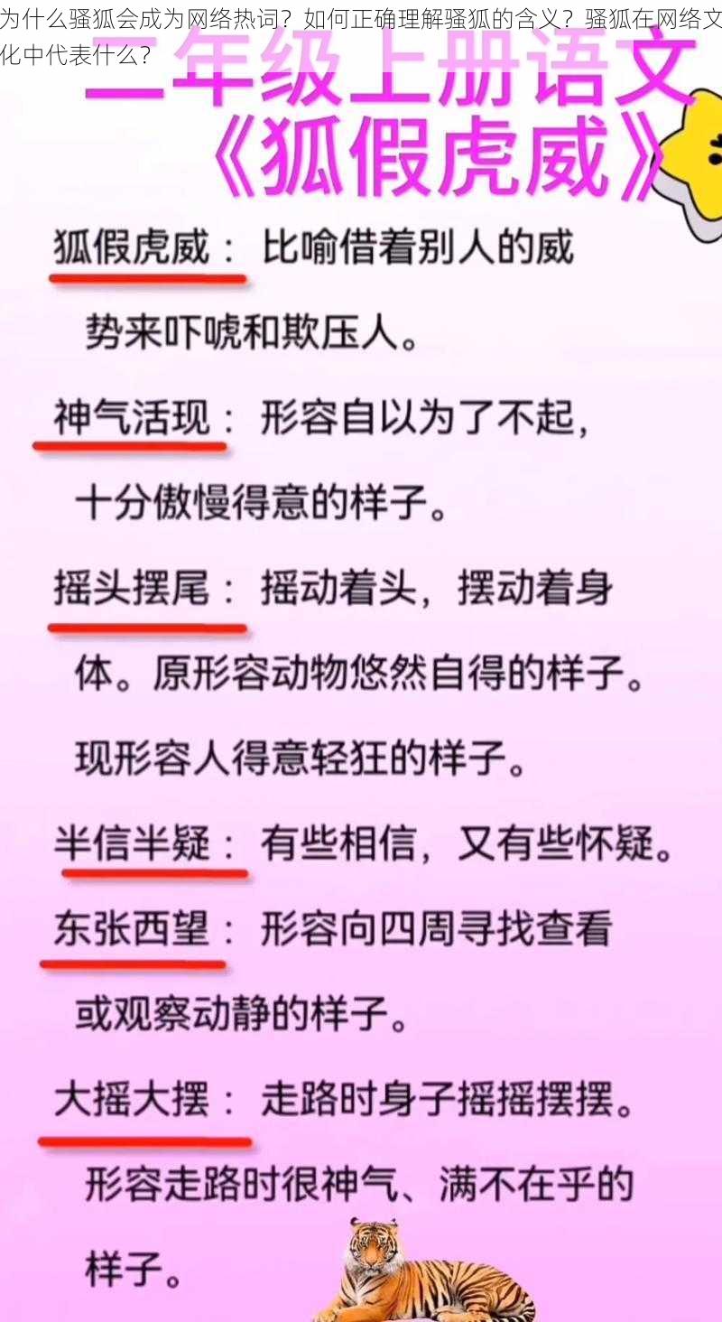 为什么骚狐会成为网络热词？如何正确理解骚狐的含义？骚狐在网络文化中代表什么？