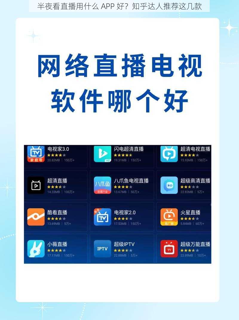 半夜看直播用什么 APP 好？知乎达人推荐这几款