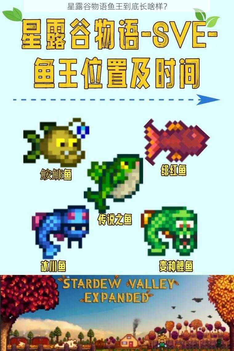 星露谷物语鱼王到底长啥样？